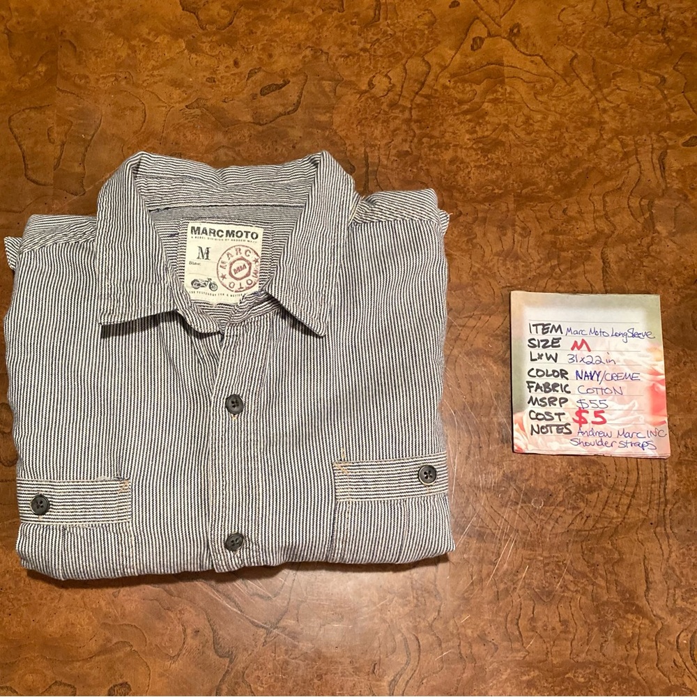 Marc Moto Longsleeve Dress Shirt